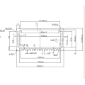 80*37 mm benutzerdefinierter Audioverstärker -Gehäuse Aluminium -Extrusion